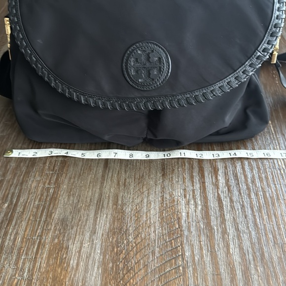 Tory Burch Marion black nylon crossbody messenger diaper bag - Picture 6 of 16